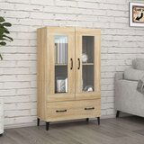  Visoka komoda boja hrasta sonome 70x31x115 cm konstruirano drvo | shoptok.hr