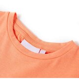  Dječja majica sa širokim rukavima neonskonarančasta 140 | shoptok.hr