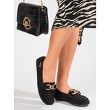 SHELOVET marka niezdefiniowana classic women's loafers black | Shoptok.si