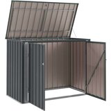  Kutija za spremanje u vrtu Crna 151 5 x 82 x 110 5 cm Čelik | shoptok.hr