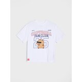 Sinsay Pamučna oversized majica s printom kapibare | shoptok.hr