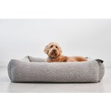 MiaCara Sivi krevet za pse od boucle tkanine 93x120 cm Senso Pebble L – | shoptok.hr