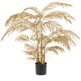Emerald Umetna palma areka 145 cm zlata