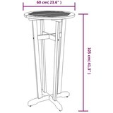  5-dijelni vrtni barski set od masivnog bagremovog drva | shoptok.hr