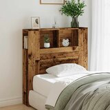  Uzglavni ormarić staro drvo 100x18,5x102,5 cm konstruirano drvo | shoptok.hr