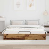  Otomanski krevet Staro drvo 160 x 200 cm Konstrukcijsko drvo | shoptok.hr