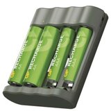 Gp polnilec baterij Recharge B441 + 2× AA Recharge 2100 mAh + 2× AAA Recharge 800 mAh | Shoptok.si