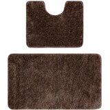 RugsX Kopalniške preproge Dvodelni kopalniški set preproga SYNERGY, glamour 60x100 cm Bež | Shoptok.si