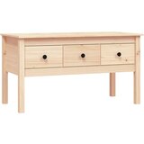 Maison Chic Klubska mizica - kavna mizica - Nizka mizica 102x49x55 trdna borovina, (21753934) | Shoptok.si