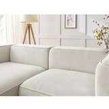 Bobochic Paris Bela kotna sedežna garnitura iz tkanine bouclé (levi kot) Zephyr – | Shoptok.si