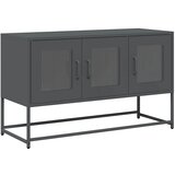 TV ormarić antracit 100,5x39x60,5 cm hladno valjani čelik | shoptok.hr