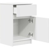 vidaXL Nočna omarica Bela 39x35x65 cm Inženirski les | Shoptok.si
