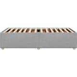 vidaXL okvir za krevet svjetlosivi 80x200 cm od tkanine | shoptok.hr