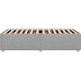 vidaXL Posteljni okvir svetlo siv 80x200 cm blago | Shoptok.si