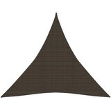vidaXL Senčno jadro 160 g/m² rjavo 3x3x3 m HDPE, (20609102) | Shoptok.si