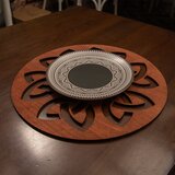 Hermia set podmetača za sto lugh, 36x36cm, drveni, 6 komada, kesten | Eponuda.com