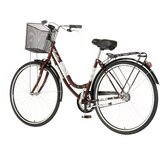 Visitor LOW284F 28"/18" lowland bordo krem - ženski bicikl | Eponuda.com