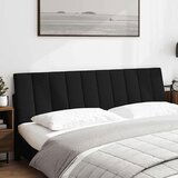 vidaXL Jastuk za uzglavlje crni 180 cm od tkanine | shoptok.hr