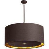 Elstead Lighting Elstead Balance 4-lučna velika okrogla stropna viseča svetilka svetlo rjave barve, polirana medenina, E27, (22098423) | Shoptok.si