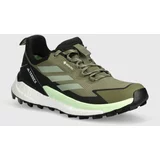 adidas Terrex Čevlji Free Hiker 2 Low GTX moški, zelena barva, IE5104