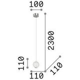 Ideal Lux VISEČA SVETILKA 11/230 cm 5,5 W Slike