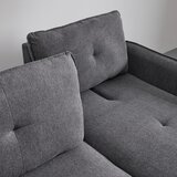 Bessagi Home sedežna garnitura levi, temno siva, relax funkcija | Shoptok.si