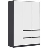 XORA omara za oblačila, siva, bela | Shoptok.si