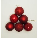 Home deco plastična kuglica za bor 6 cm, 24 KOM/SET | shoptok.hr