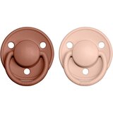 Bibs De Lux Natural Rubber Size 2: 6+ months duda Woodchuck / Blush 2 kom | shoptok.hr