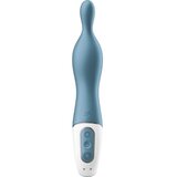Satisfyer A-Mazing 1 plavi vibrator za G-tačku i prostatu — 21 cm — SATISFY316 Cene