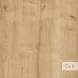 Woody Fashion Večnivojska polica v hrastovem dekorju v naravni barvi 123 cm Leo – | Shoptok.si