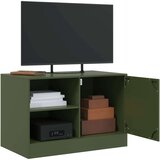 vidaXL TV ormarići 2 kom maslinastozeleni 67 x 39 x 44 cm čelični | shoptok.hr
