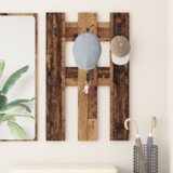 vidaXL Nadwyčajna obešalnik za plašče Stari les 65 x 3 x 100 cm | Shoptok.si