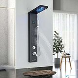 EYN Luksuzni LED tuš panel | Tuš sistem BSP1912 — Mat črna — Stenska | Shoptok.si