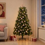  Umjetno božićno drvce s nogom 300 LED lampica | shoptok.hr