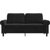  Dvosjed crni 140 cm baršunasti | shoptok.hr