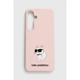 Karl Lagerfeld Etui za telefon S24+ S926 roza barva