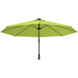  Zidni suncobran s LED svjetlima svjetlozeleni 290 cm | shoptok.hr