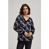 Moodo Patterned blouse with a neckline Cijene