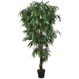 vidaXL Umjetno stablo manga 1050 listova 200 cm zeleno