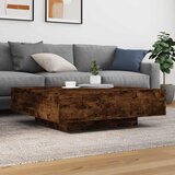  Stolić za kavu s LED svjetlima boja hrasta 100x100x31 cm | Eponuda.ba