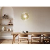  Drveni luster na sajli 1xE27/60W/230V prečnik 50 cm masiv/furnir/kaučukovac | Eponuda.com