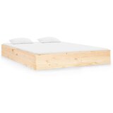  Posteljni okvir iz trdnega lesa 135x190 cm, (20684842) | Shoptok.si