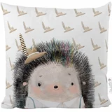 Mr. Little Fox pamučni dječji jastuk Hedgehog Boy, 45 x 45 cm