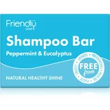 Friendly Soap Natural Shampoo Bar Peppermint & Eucalyptus naravno milo za lase 95 g