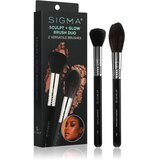 Sigma Beauty Brush Duo Beauty Sculpt + Glow set čopičev (za popoln videz) Cene