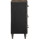  Komoda svijetlo siva 60x33 5x75 cm Puno drvo Mango | shoptok.hr