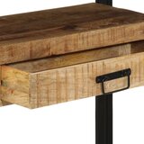  Stolići za kavu Crni 120x33x75 cm Masivno drvo manga i Metal | shoptok.hr