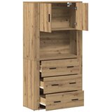  Highboard Umjetnički hrast 80 x 33 x 150 cm Konstruirano drvo | Eponuda.ba