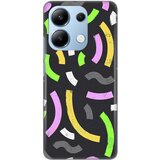  torbica silikonska print za xiaomi redmi note 13 4G (eu) happy lines gray | ePonuda.com